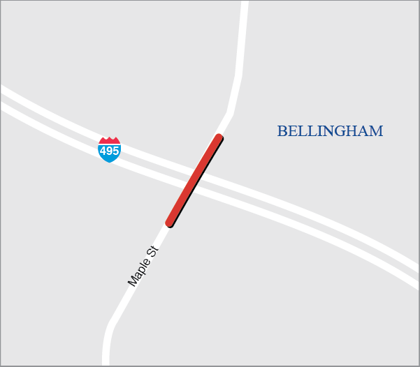 Bellingham: Bridge Replacement, B-06-022, Maple Street over Interstate 495 